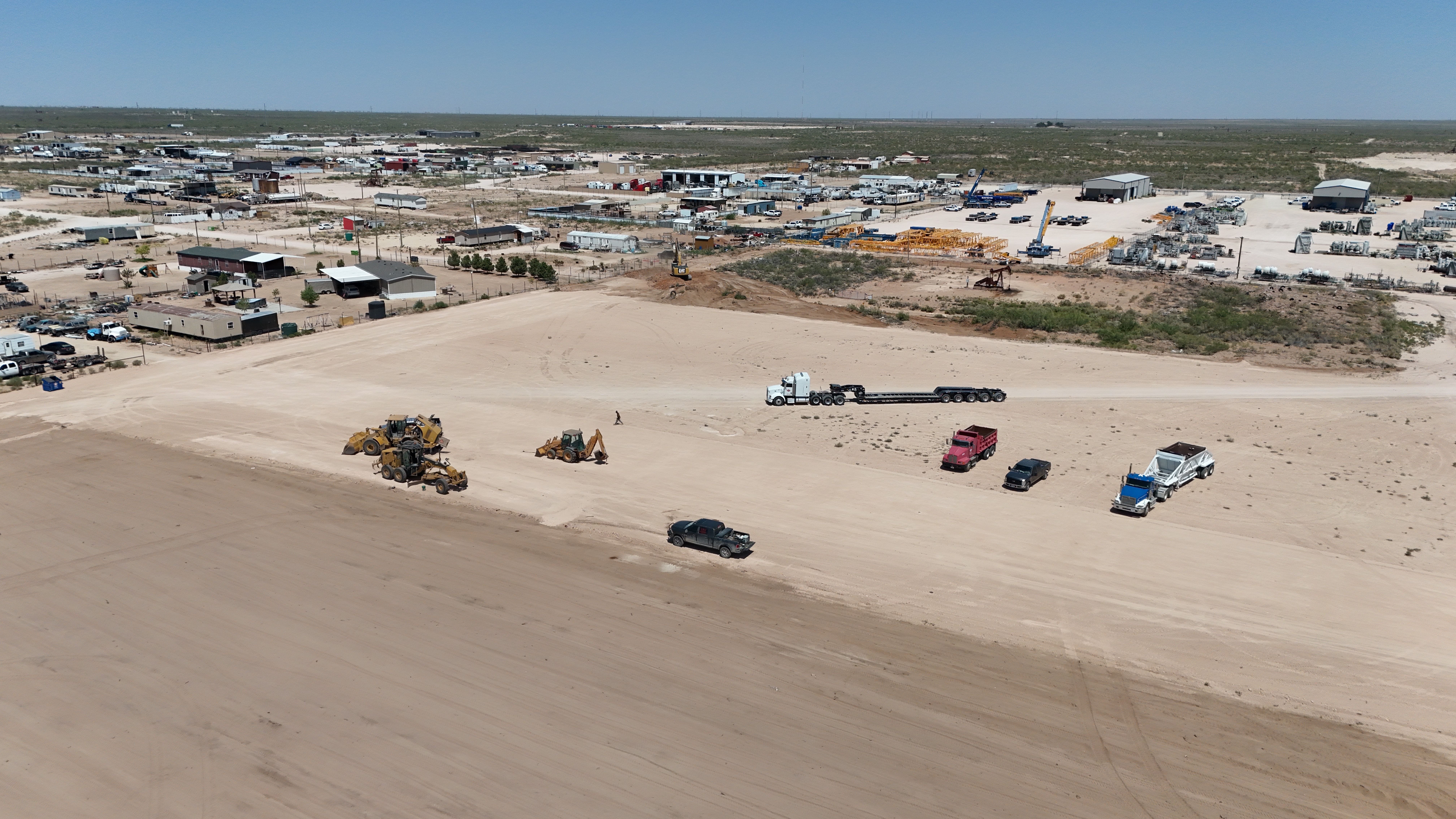 Excavation work in the Permian Basin